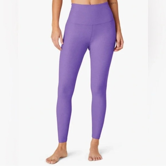 Beyond Yoga Spacedye Caught In The Midi High Waisted Legging Amethyst Heather 3X - Picture 1 of 5